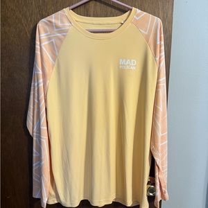 Mad pelican men’s, long sleeve, fishing shirt, size large